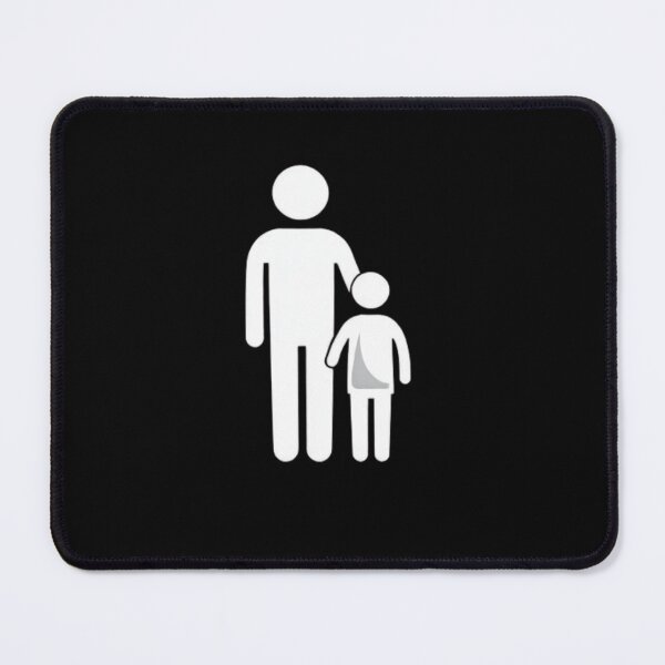 Item preview, Guardian and Child Embrace - Protective Family Icon designed and sold by Negative Space Art.