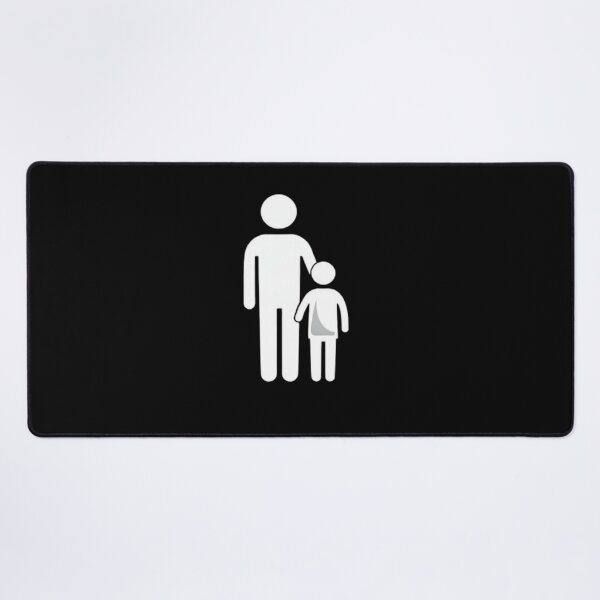 Item preview, Guardian and Child Embrace - Protective Family Icon designed and sold by Negative Space Art.