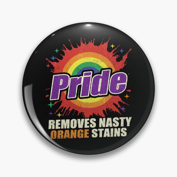 Item preview, ride Removes Stubborn Orange Stains Pride Month LGBTQ retro designed and sold by MackenzieBin.