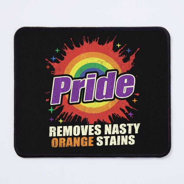 Item preview, ride Removes Stubborn Orange Stains Pride Month LGBTQ retro designed and sold by MackenzieBin.