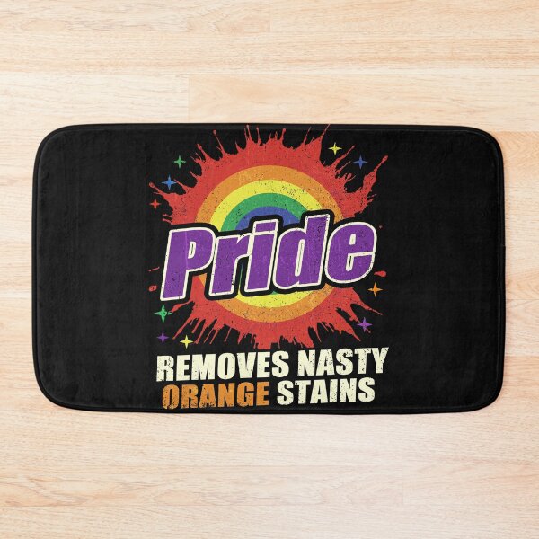 Item preview, ride Removes Stubborn Orange Stains Pride Month LGBTQ retro designed and sold by MackenzieBin.