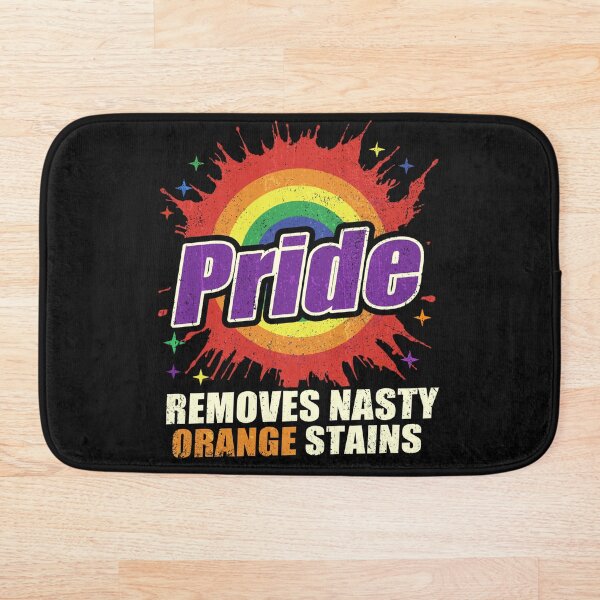 Aperçu de l'œuvre Ride élimine les taches orange tenaces Mois des fiertés LGBTQ rétro créée et vendue par MackenzieBin.
