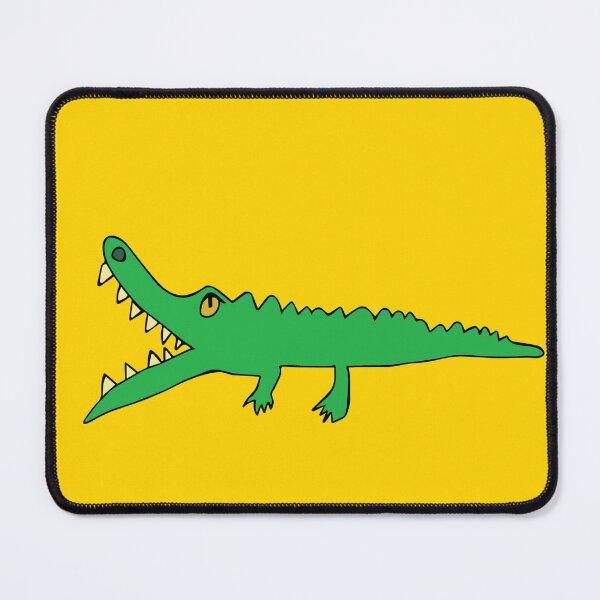 Item preview, Snappy Croc (Yellow Background) by Everything Eli designed and sold by EverythingEli.