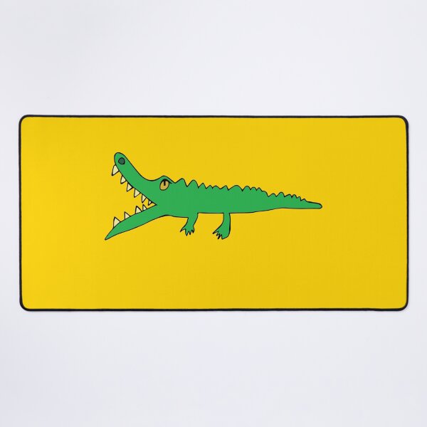 Item preview, Snappy Croc (Yellow Background) by Everything Eli designed and sold by EverythingEli.