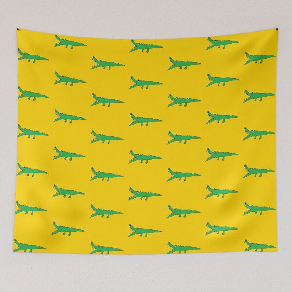 Item preview, Snappy Croc (Yellow Background) by Everything Eli designed and sold by EverythingEli.