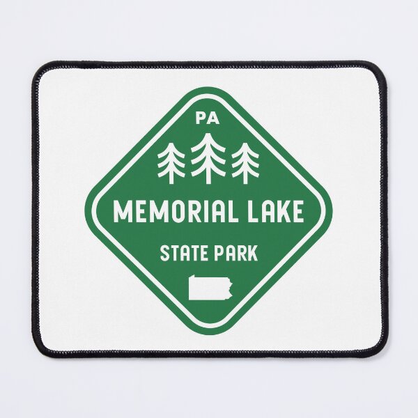 Item preview, Memorial Lake State Park Pennsylvania Rhombus designed and sold by bivenart.