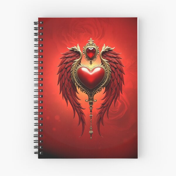 Item preview, Vintage romance with a heart and wings. designed and sold by nicky2342.