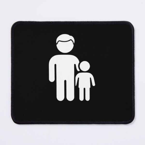 Item preview, Father and Son Icon - Parental and Support Symbol designed and sold by Negative Space Art.