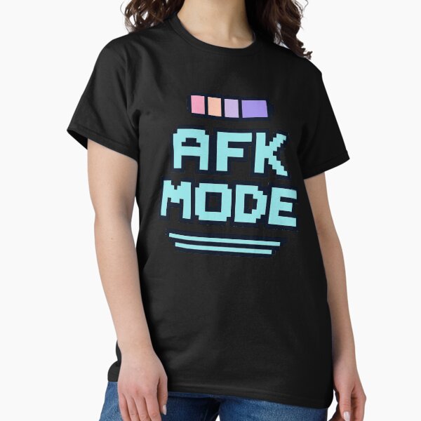 Item preview, AFK Mode – Lo-Fi Pixel Loading Tee | Retro Calmcore Aesthetic designed and sold by Laugh & Rewind .