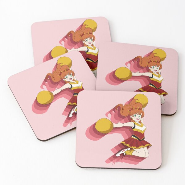 Item preview, A Female Cheerleader with Rosy Pink Background  designed and sold by KiyaSketches.