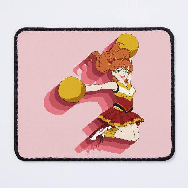 Item preview, A Female Cheerleader with Rosy Pink Background  designed and sold by KiyaSketches.