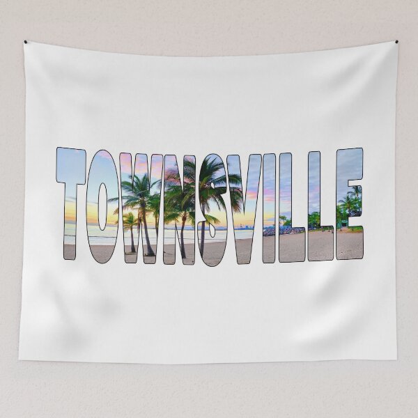 Item preview, TOWNSVILLE - Queensland The Strand Beach Palms Sunrise designed and sold by Adam Gormley.