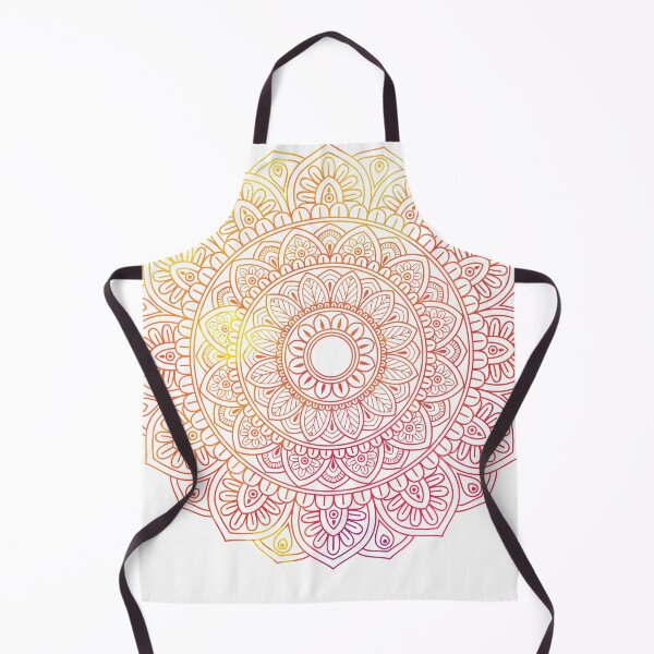 Item preview, Fiery Flow Mandala – Watercolor Energy in Red, Yellow, Orange & Purple designed and sold by PigpanStickerrr.