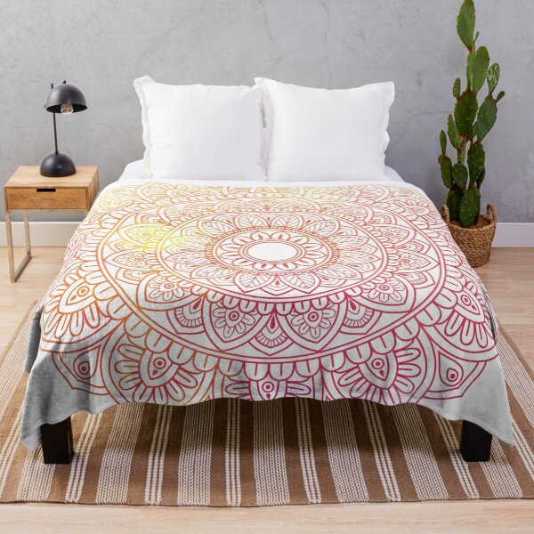 Item preview, Fiery Flow Mandala – Watercolor Energy in Red, Yellow, Orange & Purple designed and sold by PigpanStickerrr.