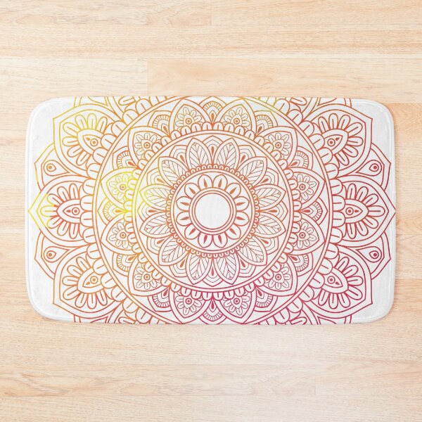 Item preview, Fiery Flow Mandala – Watercolor Energy in Red, Yellow, Orange & Purple designed and sold by PigpanStickerrr.