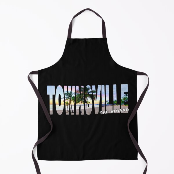 Item preview, TOWNSVILLE The Strand - Queensland Beach Palms Sunrise designed and sold by Adam Gormley.