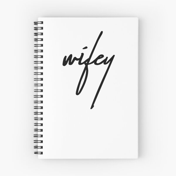 Aperçu de l'œuvre Conception typographique minimaliste moderne « Wifey » créée et vendue par ReggieDior.
