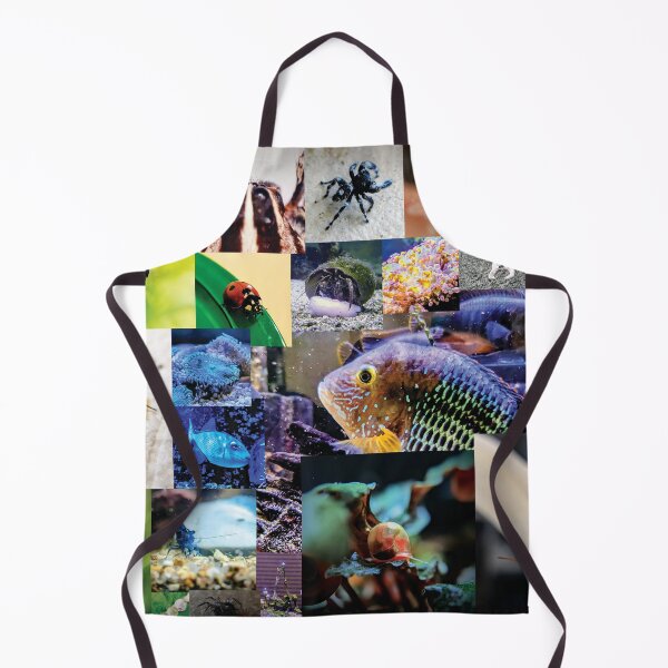 Item preview, Fish and Insect Collage designed and sold by Lahila Designs.
