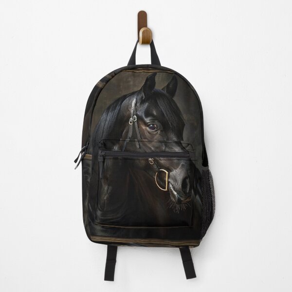Item preview, Majestic Face of the Black Horse" designed and sold by Reina75.