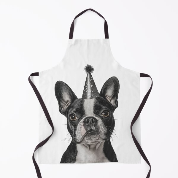 Item preview, Cute Boston Terrier dog with Party Hat Birthday Celebration designed and sold by LazyOwlStore.
