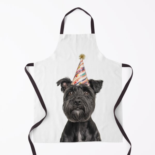Item preview, Cute Bouviers des Flandres dog with Party Hat Birthday Celebration designed and sold by LazyOwlStore.