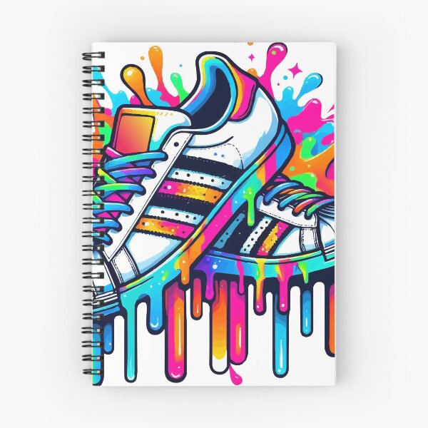 Aperçu de l'œuvre Explosion de couleurs d'Air Force One créée et vendue par WearYoSneakers.
