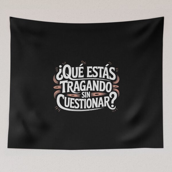 Item preview, What are you swallowing without questioning? designed and sold by La Maga.