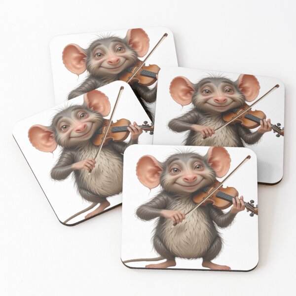 Item preview, Melodic Mole Maestro – Charming Violinist designed and sold by AleksKos.