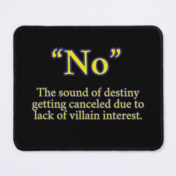Item preview, Funny No - The sound of destiny, Yellow Text D2 designed and sold by HappyHavenStu.