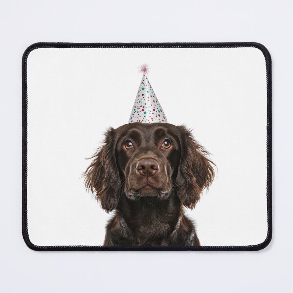 Item preview, Cute Boykin Spaniel dog with Party Hat Birthday Celebration designed and sold by LazyOwlStore.