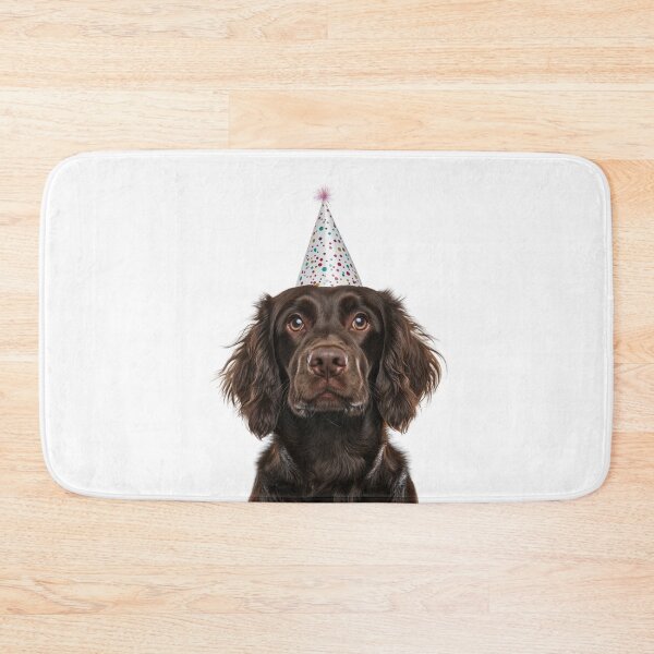 Item preview, Cute Boykin Spaniel dog with Party Hat Birthday Celebration designed and sold by LazyOwlStore.