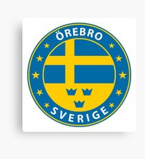 Örebro, Örebro Sweden, Örebro sticker, City of Sweden Canvas Print