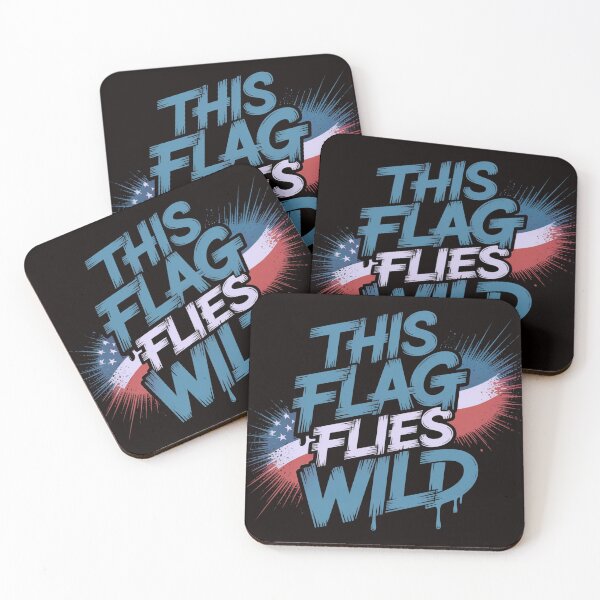 Item preview, Feral But Free 4th of July – This Flag Flies Wild designed and sold by Slavicsoul.