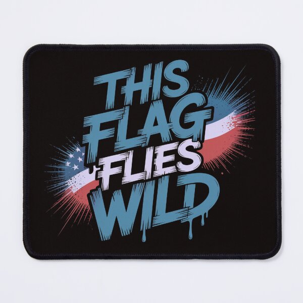 Item preview, Feral But Free 4th of July – This Flag Flies Wild designed and sold by Slavicsoul.