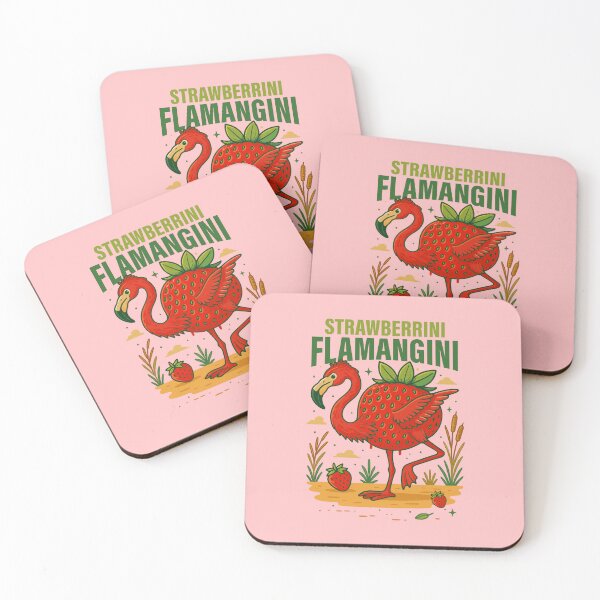 Item preview, Strawberrini Flamangini Italian Brainrot Memes designed and sold by Sitchko.