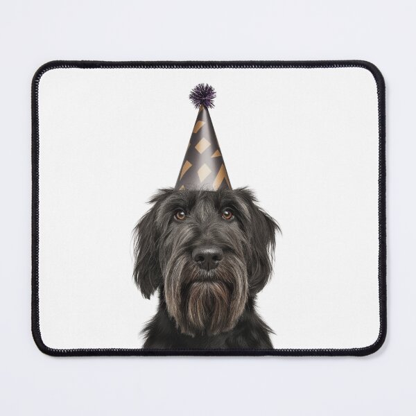 Item preview, Cute Briard dog with Party Hat Birthday Celebration designed and sold by LazyOwlStore.