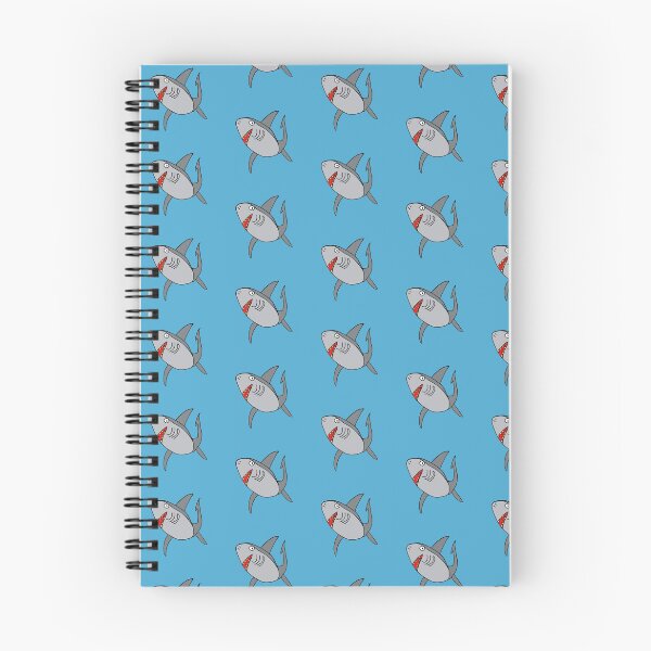 Item preview, Smiling Shark (Blue Background) by Everything Eli designed and sold by EverythingEli.