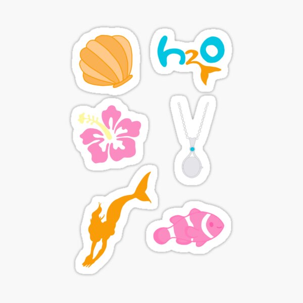 Item preview, H2O Just Add Water sticker pack designed and sold by artisticabbey.