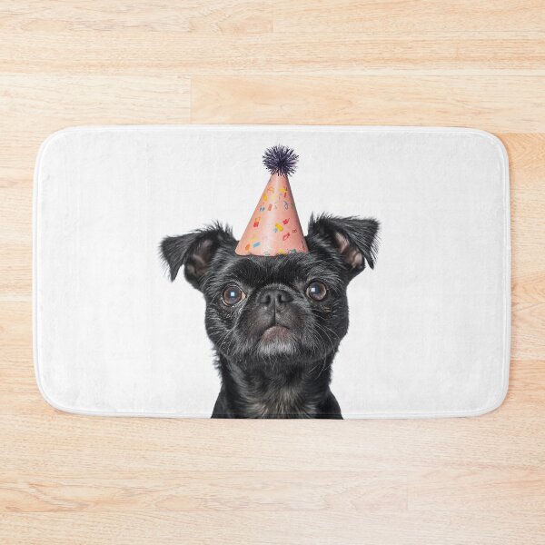 Item preview, Cute Brussels Griffon dog with Party Hat Birthday Celebration designed and sold by LazyOwlStore.