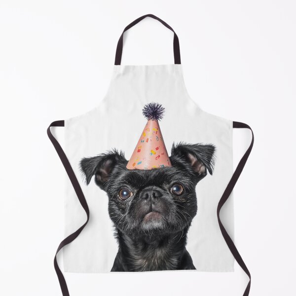 Item preview, Cute Brussels Griffon dog with Party Hat Birthday Celebration designed and sold by LazyOwlStore.