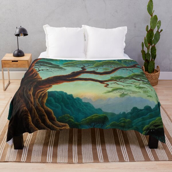 Item preview, night scenery  including a huge tree with sky full of stars and a crescent moon designed and sold by optimusprime39.
