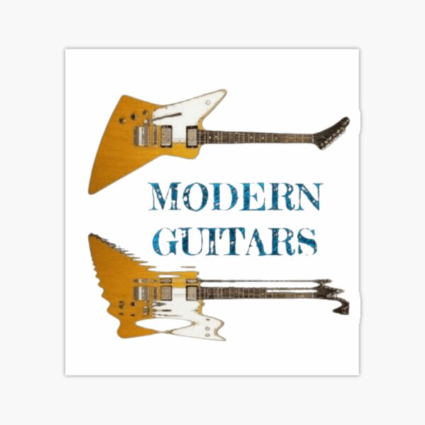 Vista previa del artículo con la obra «GUITARRAS MODERNAS», diseñado y vendido por artfu.