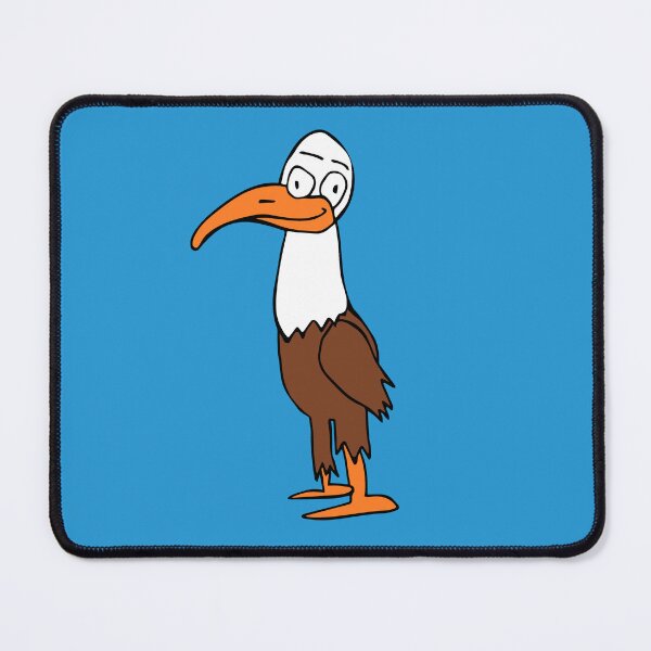 Item preview, Smiling Eagle (Blue Background) by Everything Eli designed and sold by EverythingEli.