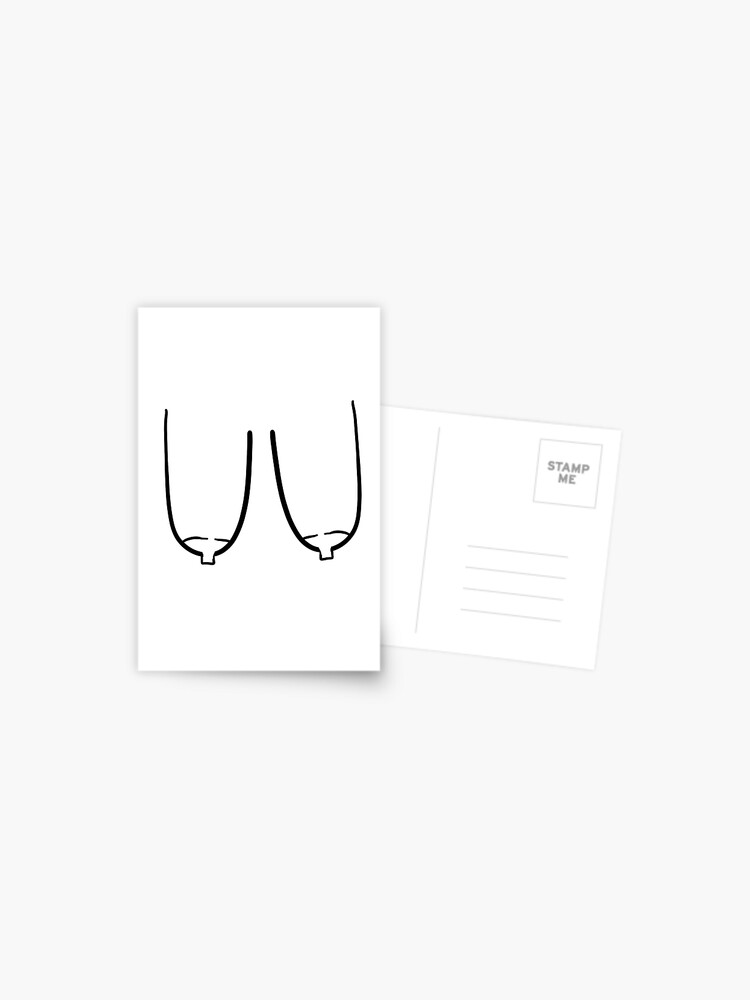 Saggy Boobs Postcard for Sale by MySunflower