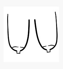 Saggy Boobs Photographic Print