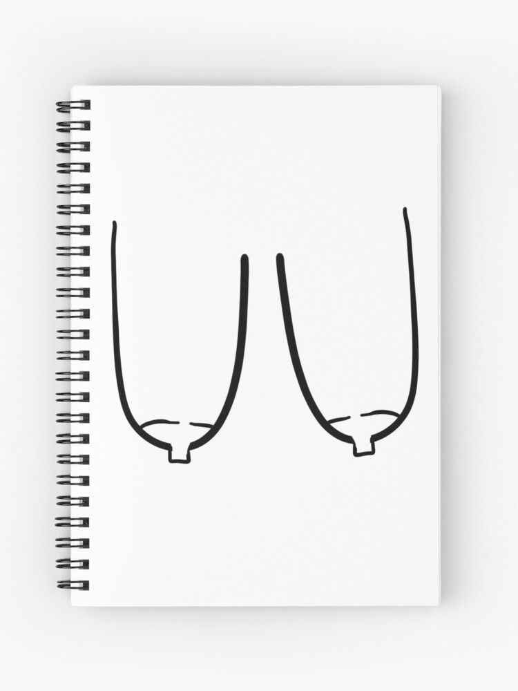 Saggy Boobs | Spiral Notebook