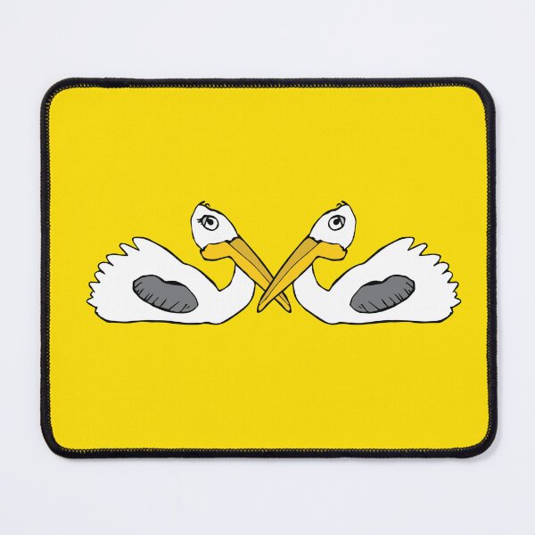 Item preview, Pelican Pair (Yellow Background) by Everything Eli designed and sold by EverythingEli.
