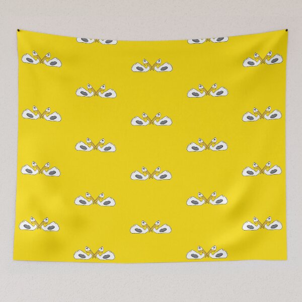 Item preview, Pelican Pair (Yellow Background) by Everything Eli designed and sold by EverythingEli.