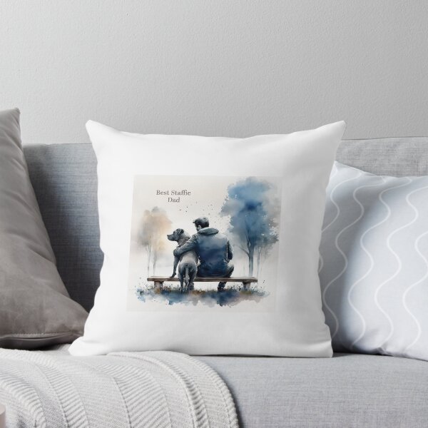 Item preview, Staffie dog and dad designed and sold by northpaw-art.