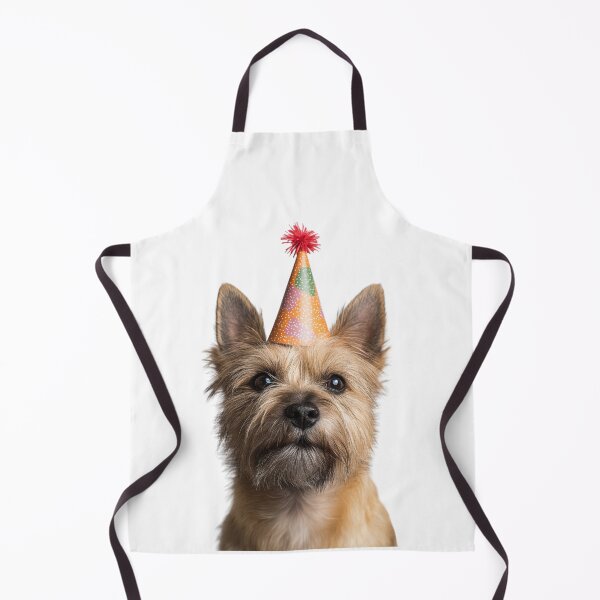 Item preview, Cute Cairn Terrier dog with Party Hat Birthday Celebration designed and sold by LazyOwlStore.
